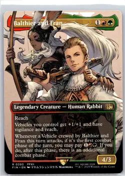 Balthier and Fran () (Borderless) FINAL FANTASY #393 NM - Image 1