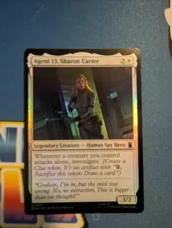 Agent 13, Sharon Carter 1 Marvel Super Heroes Magic: The Gathering Foil NM - Image 1