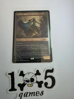 Lathril, Blade of the Elves (Foil Etched) Media Promos Foil NM Pack Fresh!! - Image 1