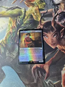 FOIL - MTG Hancock, Ghoulish Mayor - Universes Beyond: Fallout - Image 1