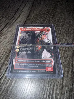 Clive, Ifrit's Dominant/Ifrit, Warden of Inferno Borderless Final Fantasy MTG - Image 2