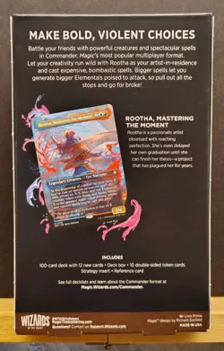 Magic The Gathering Secrets Of Strixhaven Prismari Artistry Commander Deck *NEW* - Image 2