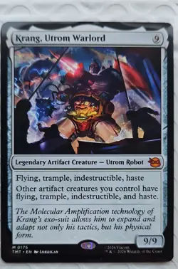 Krang, Utrom Warlord TMNT, Magic the Gathering, MTG **NEW** - Image 2
