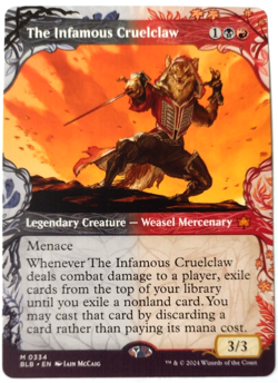 The Infamous Cruelclaw (Showcase) - Bloomburrow (BLB) - EN - M 0334 - Image 1