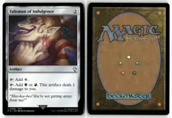 Talisman of Indulgence 366 Commander: FINAL FANTASY Uncommon NM - Image 3