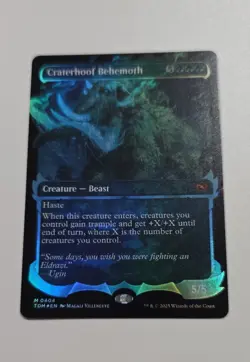 Craterhoof Behemoth (Showcase) Tarkir: Dragonstorm Foil - Image 1