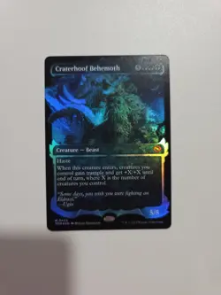 Craterhoof Behemoth (Showcase) Tarkir: Dragonstorm Foil - Image 2