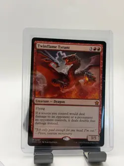 MTG, Twinflame Tyrant 97 NM Foundations Regular - Image 1