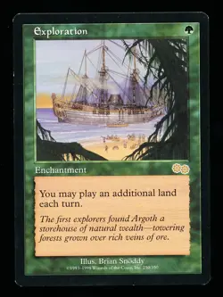 * * 1x Exploration x1 * * Urza's Saga MTG Close to NM Near Mint - Image 1