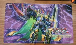Yugioh Official Konami Yugo + Crystal Clear Wing Synchro Dragon Playmat New! - Image 1