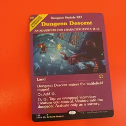 MTG ~ Dungeon Descent (Dungeon Module) Forgotten Realms ~ NM ~ Rare FOIL - Image 1