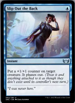 Slip Out the Back 62 Streets of New Capenna Uncommon Magic: The Gathering NM/M - Image 1