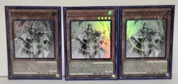 Dogmatika Adin, The Enlightened Ultra Rare 1st Edition Yugioh TCG Lot ×3 NM/M - Image 1