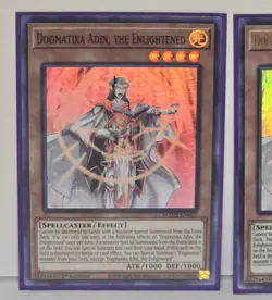 Dogmatika Adin, The Enlightened Ultra Rare 1st Edition Yugioh TCG Lot ×3 NM/M - Image 2