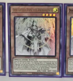 Dogmatika Adin, The Enlightened Ultra Rare 1st Edition Yugioh TCG Lot ×3 NM/M - Image 3