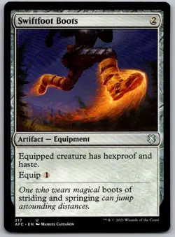 Swiftfoot Boots 217 Commander: Adventures in the Forgotten Realms Magic - Image 1