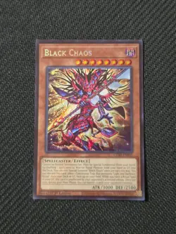 Yugioh Black Chaos Secret Rare CORI-EN001 Chaos Origins 1st Edition English - Image 1