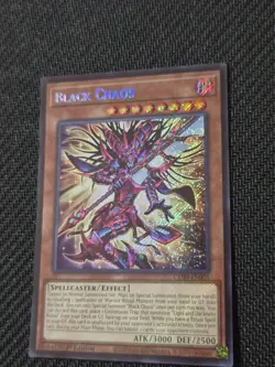 Yugioh Black Chaos Secret Rare CORI-EN001 Chaos Origins 1st Edition English - Image 2