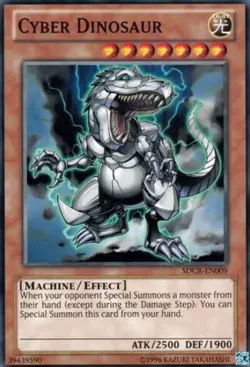 Cyber Dinosaur - SDCR-EN009 - Common - Unlimited Edition - Lightly Played - Image 1