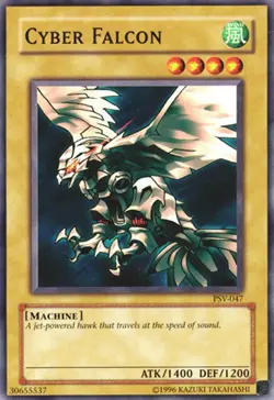 Cyber Falcon - PSV-047 - Common - Unlimited Edition - Lightly Played - Image 1