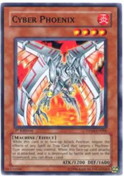 Cyber Phoenix - DP04-EN006 - Common - Unlimited Edition - Damaged - Image 1