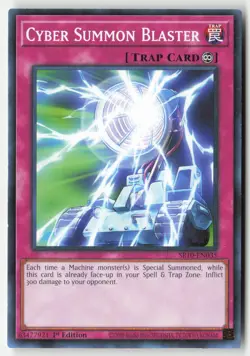 Yugioh - Cyber Summon Blaster SR10-EN035 1st Edition - Structure Deck: Mechanize - Image 1
