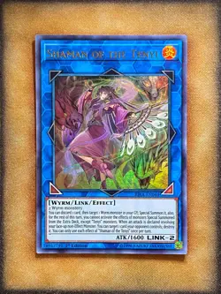 Yugioh Shaman of the Tenyi RIRA-EN044 Ultra Rare 1st Ed LP - Image 1