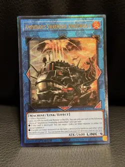 Amphibious Swarmship Amblowhale RA04-EN077 Prismatic Ultimate Rare 1st Ed Yugioh - Image 1