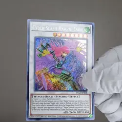 Yu-Gi-Oh! Cyber Slash Harpie Lady DLCS-EN148 Dragons of Legend Secret Rare Foil - Image 1