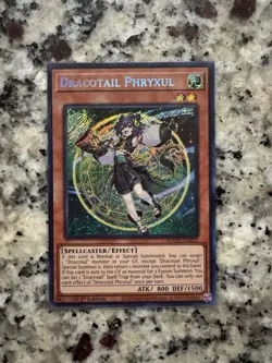 Yugioh Dracotail Phryxul DOOD-EN023 1st Edition Secret Rare NM - Image 1