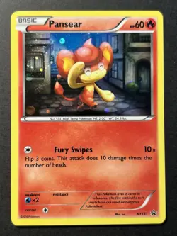 Pansear XY131 Holo Promo Pokemon Card - Image 1
