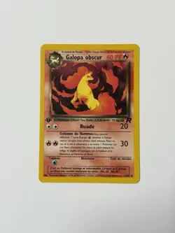 GERMAN Dark Rapidash Dunkles Gallopa 44/82 Team Rocket Pokemon Card - Image 1