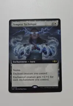 Tempest Technique (Extended Art) Commander: Tarkir: Dragonstorm Regular - Image 1