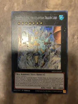 Yugioh! TCG - Poseidra Abyss, the Atlantean Dragon Lord - Prismatic Secret Rare - Image 1