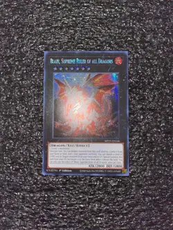Yugioh! Blaze, Supreme Ruler of all Dragons MP25-EN146 Prismatic Secret 1st NM - Image 1