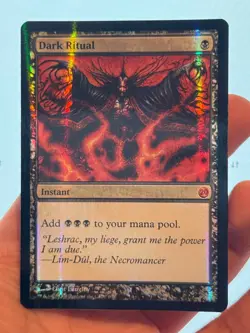 1X FOIL Dark Ritual NM MTG Magic FTV Twenty Black Legacy Commander Staple CEDH - Image 1