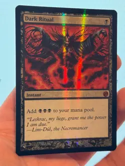 1X FOIL Dark Ritual NM MTG Magic FTV Twenty Black Legacy Commander Staple CEDH - Image 2