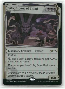 Vilis, Broker of Blood (Rainbow Foil) #1567 (NM) Secret Lair Drop SLD Magic MTG - Image 1