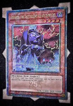 Dekoichi the Battlechanted Locomotive RA03-EN144 Quarter Century Rare Yugioh - Image 1