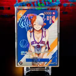 Uta New York Knicks Waifu Trading Card One Piece Custom Holo Foil 2026 NBA Set - Image 2