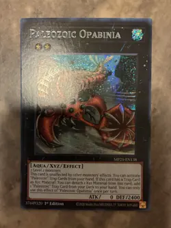 Yugioh! TCG - Paleozoic Opabinia - Prismatic Secret Rare - MP25-EN138 - Image 1