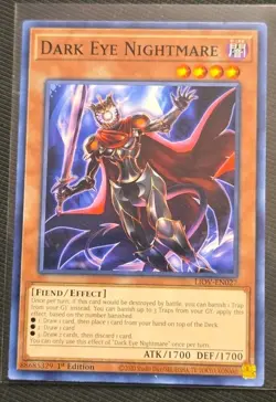 2020 Yugioh TCG Dark Eye Nightmare 1st Ed. #LIOV-EN027 Common Free Shipping - Image 1