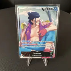 Smoker OP10-001 Alternate Art Leader One Piece TCG NM Eng - Image 1