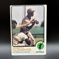 1973 ROBERTO CLEMENTE TOPPS #50 VINTAGE BASEBALL CARD, PITTSBURGH PIRATES - Image 1