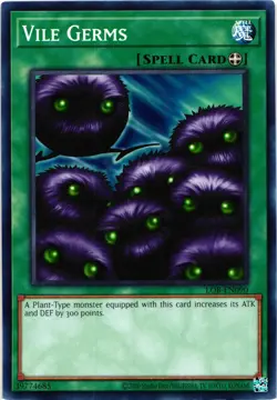 Yugioh Legend of Blue Eyes White Dragon Vile Germs Regular Common - Image 1