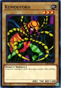 Yugioh Legend of Blue Eyes White Dragon Kumootoko Regular Common - Image 1