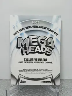 2026 Topps Chrome VeeFriends Very Very Very Very Lucky Black Cat Mega Heads - Image 2