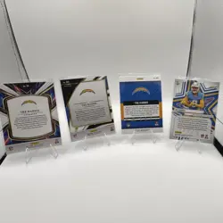 Panini Topps Tre Harris Los Angeles Chargers NFL 2024 Rookie Card Lot 10 Auto - Image 4