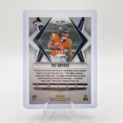 Pat Bryant 2025 Panini Phoenix Orange Prizm Pandora /189 #184 (RC) Rookie Card - Image 2