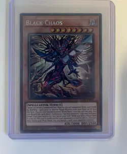 Yugioh Chaos Origins - BLACK CHAOS - CORI-EN001 -1 st Edition Secret Rare NM - Image 1